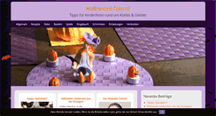 Desktop Screenshot of halloween-feiern.de